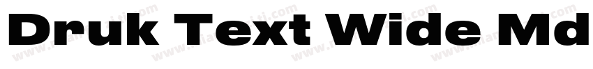 Druk Text Wide Mdium Trial字体转换